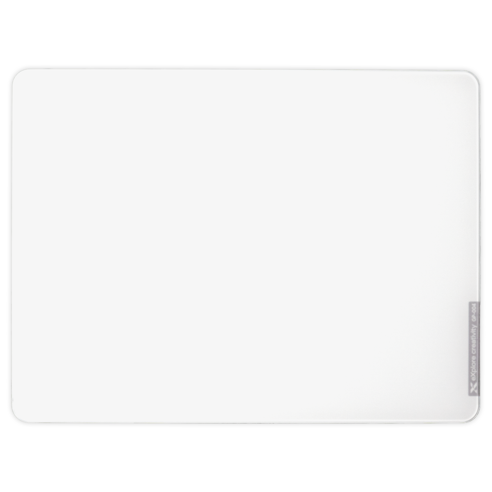 XVX SpacePad Glass Gaming Mouse Pad with Etched Surface Full Anti-Slip Rubber Base
