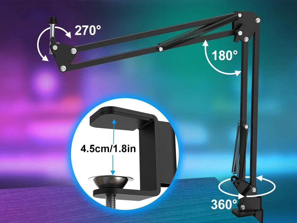 Haomuren USB Streaming Podcast Microphone Kit: Elevate Your Audio Game! 🎙️